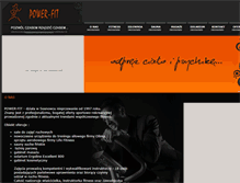 Tablet Screenshot of powerfit.pl
