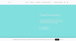 Desktop Screenshot of powerfit.dk